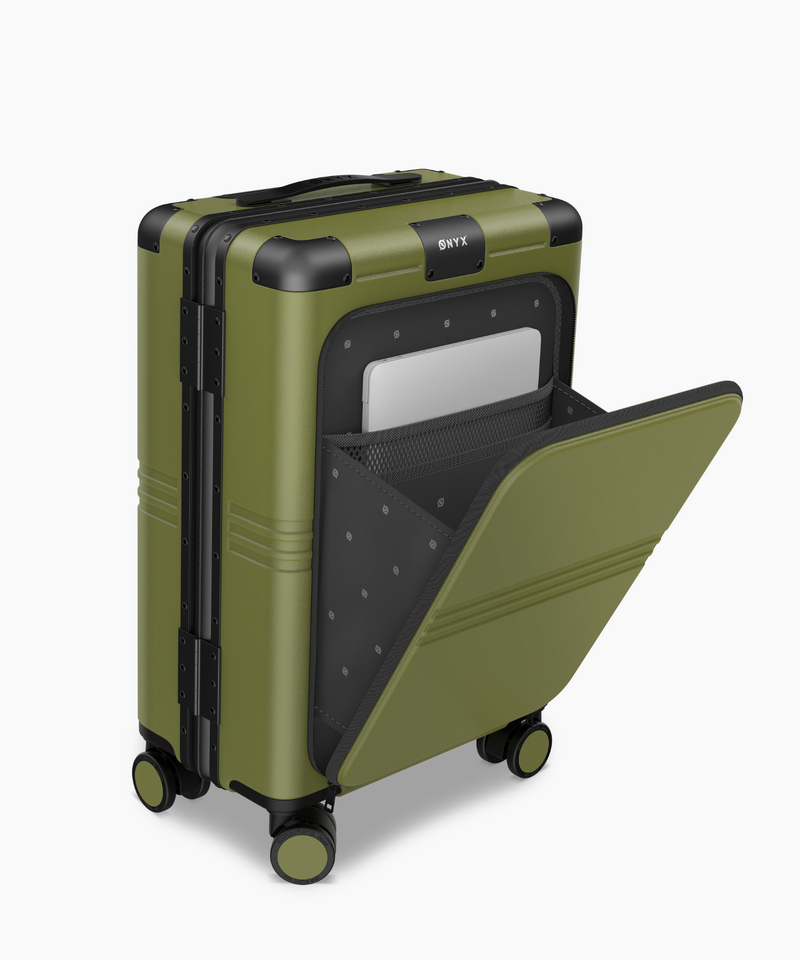 Onyx Hybrid Pro Kofferset, 2-teilig – 100 l/38 l – Olivgrün