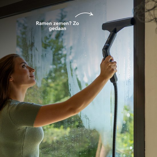 Techweise TS2 Dampfreiniger - 100+ Oberflächen - 50 Minuten Dampfen - 4 bar - Reinigungsmaschine - Dampfreiniger Boden