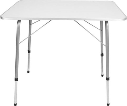 Garten Campingtisch - verstellbar - klappbar - 80x60x69cm - Weiß