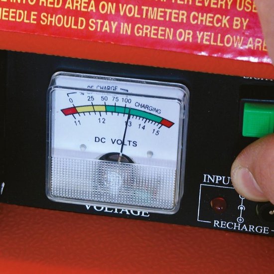 Carpoint Starthilfe – 12 Volt – mit Luftkompressor – Spitzenleistung 400 A – Aufladen mit 230-Volt- oder 12-Volt-Adapter