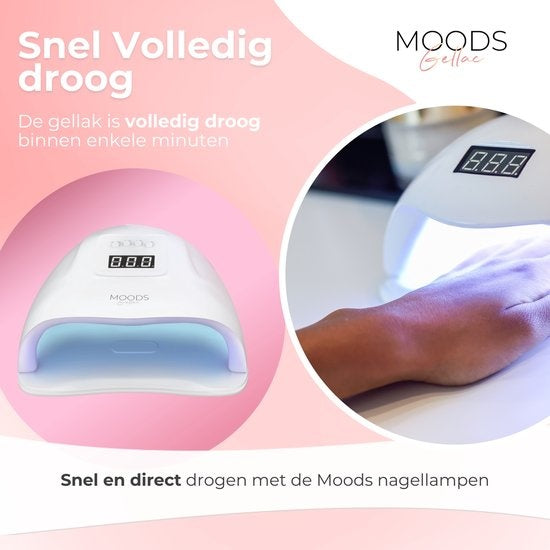 Moods Gellac 6-teiliges Set - Transparenter Gel-Nagellack - 8ML - Pink Jelly Nude Edition - Gellac - Nägel - Gel Polish Starter Pack - Nude Farben