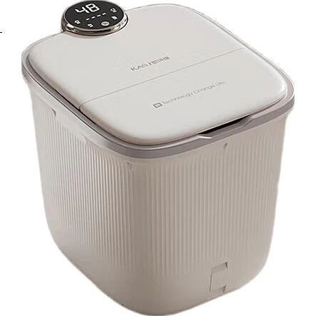 Keshijie Fußmassagegerät K3 – Automatisch mit intelligenter Heizfunktion und Luftkissen – Weiß – 39 x 34 x 35,6 cm