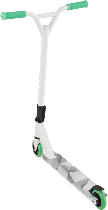 Stunt Scooter Futuristisch in Weiß Grün