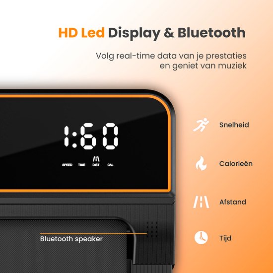 Moovv SmartStep - Laufband für Zuhause 1-6km/h - Walking Pad - Walking Band Office Electric - Fitness