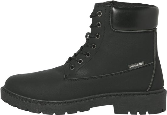 Jack & Jones - Herren Schnürstiefel Thames Boot - Schwarz - Größe 45