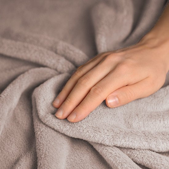 Auronic - Heizdecke - 3 Heizstufen - 160 x 120cm - automatische Abschaltung - Beige/Taupe