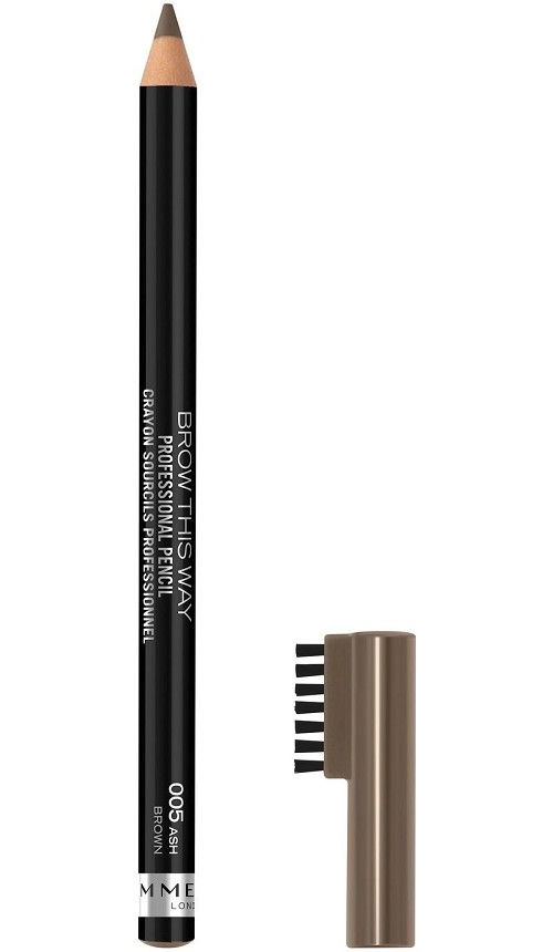 Rimmel Brow This Way Augenbrauenstift – 005 Ash Brown – 1,4 g – Für Damen