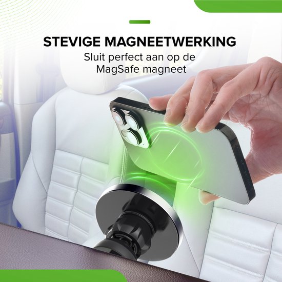 iSetchi Telefonhalterung - Auto - Starker Saugnapf - 3-in-1 - Armaturenbrett