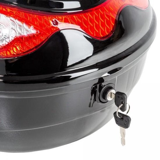 tectake - Motorradkoffer, Gepäckkoffer, Rollerkoffer 22 Liter - 401630