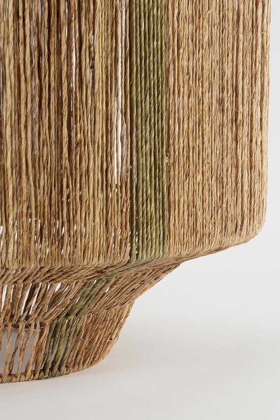 Mica Decorations Liliano Laterne - H51 x Ø40 cm - Jute - Dunkelgrün