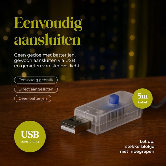 Giftmas Lichtvorhang - 200 LEDs Warmweiß - 1x2M - Für Tür oder Durchgang - Innen und Außen - Fernbedienung - Stimmungsvolle Lichter