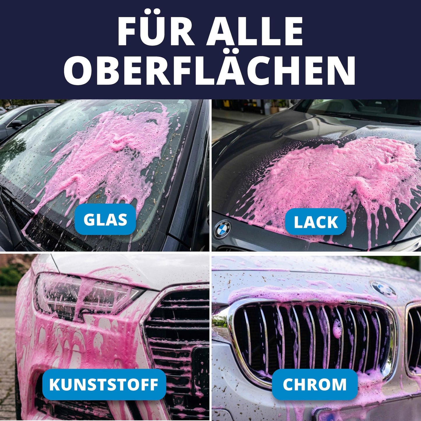 Licargo Insektenentferner – Autoreinigung und -pflege – 750 ml – für Glas und Lack – für Auto und Wohnwagen