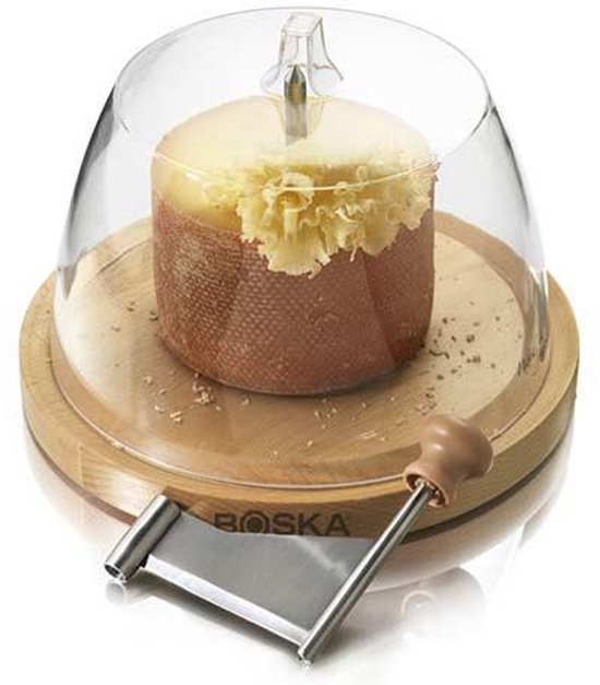 Boska Käseschleuder Amigo mit Stolp - Tete de Moine Käseschleuder - Tete de Moine - Schokoladenschleuder - 220 x 220 x 175 mm - Teilweise spülmaschinengeeignet - Küchenutensilien - Küchenzubehör - 10 Jahre Garantie