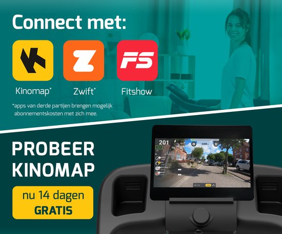 FITAGE - Laufband - 12 km/h - 3 Steigungen - elektrisch