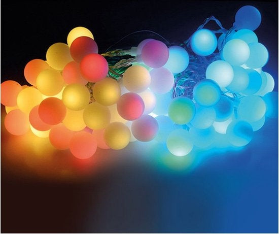 LED Multicolour Party Licht - 80 Lichter - 16 Meter - IP44
