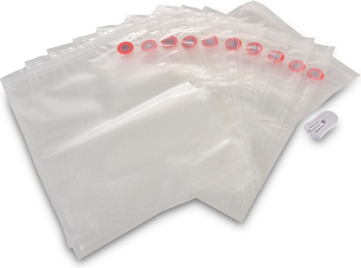 Solis Ziplock Vakuumbeutel - 26 x 35 cm - Vakuumbeutel - 10 Stück