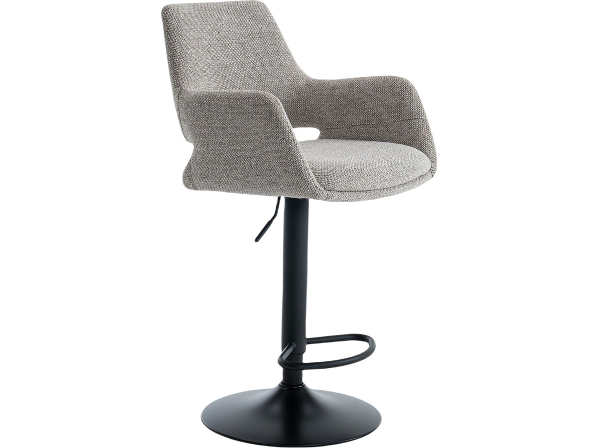 Criks Design Monza Barhocker – 2er-Set – Höhenverstellbar und drehbar – Taupe