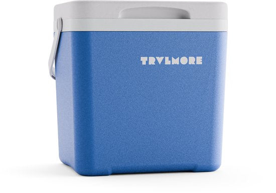 TRVLMORE Cool Box 7L - 38 Stunden Kühlung - Kühlbox - Inklusive 2 Kühlelemente - Blau