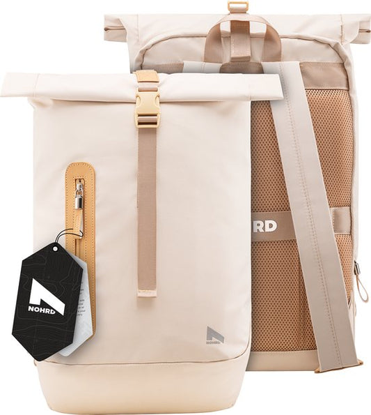 NOHRD Rolltop Rucksack mit Laptopfach - 20 bis 40 Liter - Laptoptasche 15.6 Zoll - Schulranzen - Laptoprucksack Damen & Herren