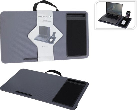 Laptop-Tablett mit Kissen 575x305x40mm - 22,6x12x1,5 Zoll
