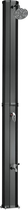 tectake - Außendusche "Ofanto" 35 l - schwarz - 404473
