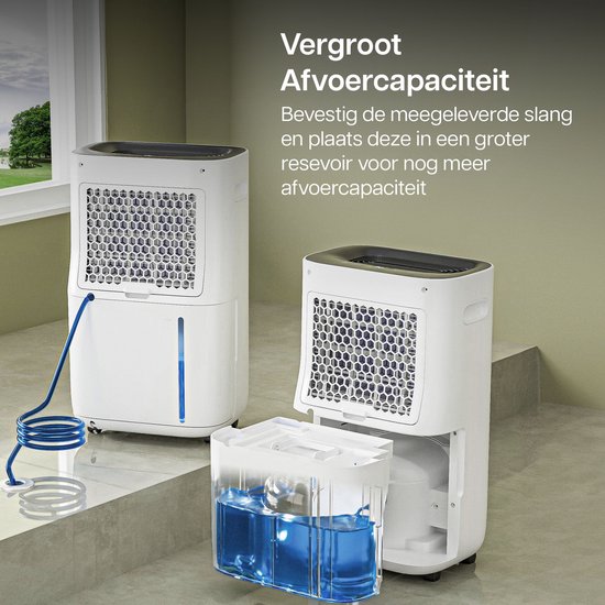 Komodo Luftentfeuchter Humi S – 25 l pro Tag – Schlafzimmer, Badezimmer, Haus & Keller – Luftentfeuchter – Wasch- und Trocknungsfunktion – Verhindert Schimmelbildung