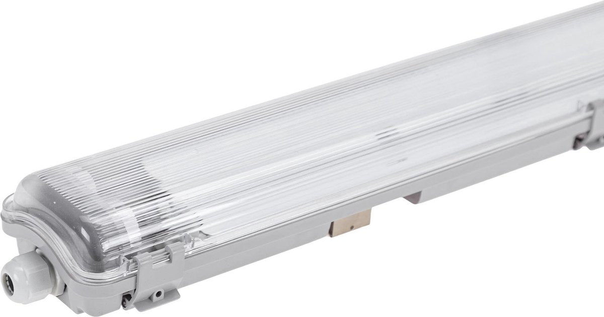 LED's Licht LED TL Leuchte + Schlauch | 2x 18W | 120 cm