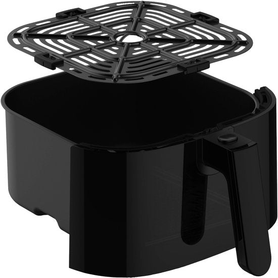 Inventum GF502HLDB Heißluftfritteuse – 5 l – Sichtfenster – 11 Programme – 70–200 °C – Für bis zu 5 Personen – Schwarz – WK