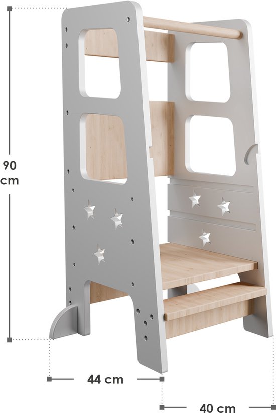 Lernturm Henny - Weiß