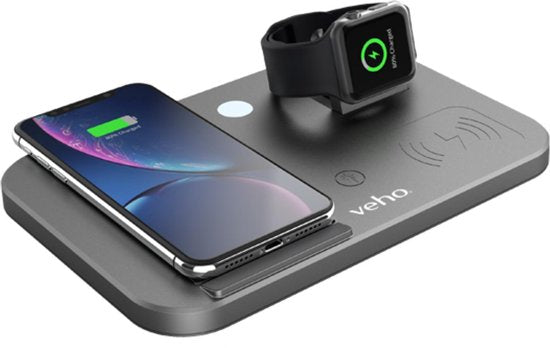 Veho DS-7 kabellose Ladestation mit LED-Nachtlicht