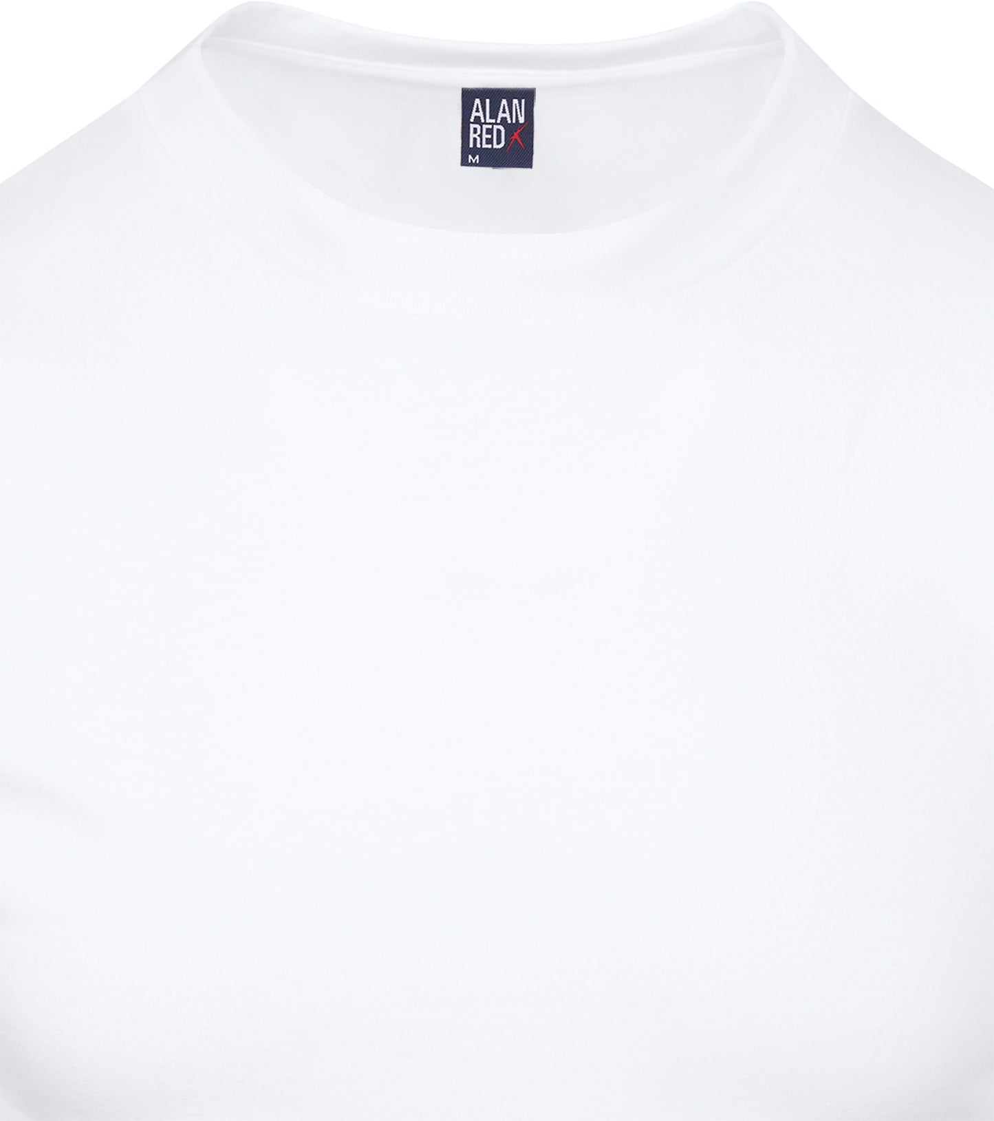 Alan Red - 4x T-Shirt - Männer - Derby Weiß - Größe M
