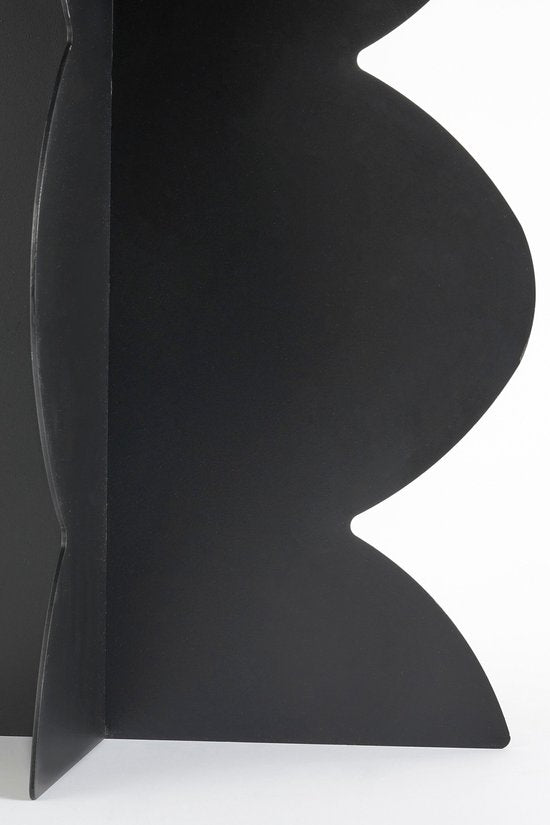 Mica Decorations Rafi Beistelltisch – H 40 x Ø 45 cm – Eisen – Schwarz