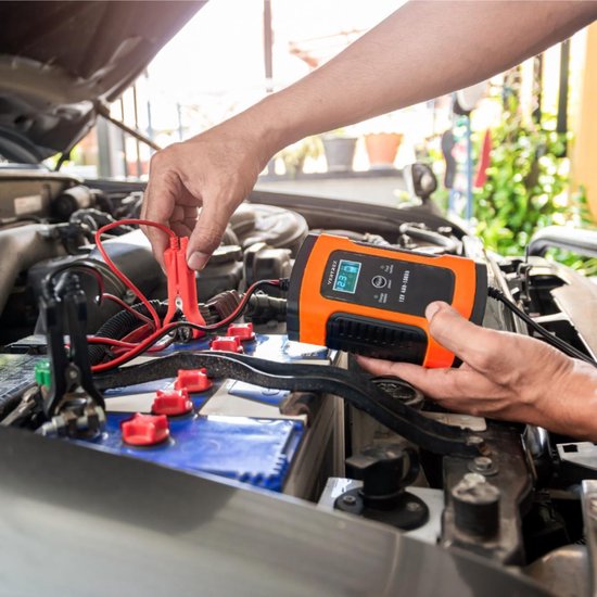 VERTREX Batterieladegerät - Erhaltungsladegerät - Geeignet für Motorrad Auto Motorroller - 12V 6A