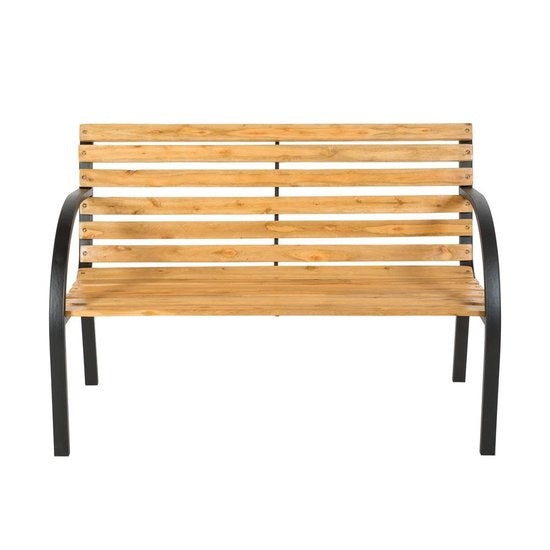 tectake - Gartenbank Bank Holzbank - Kiefer - 119,5 cm lang - 401425