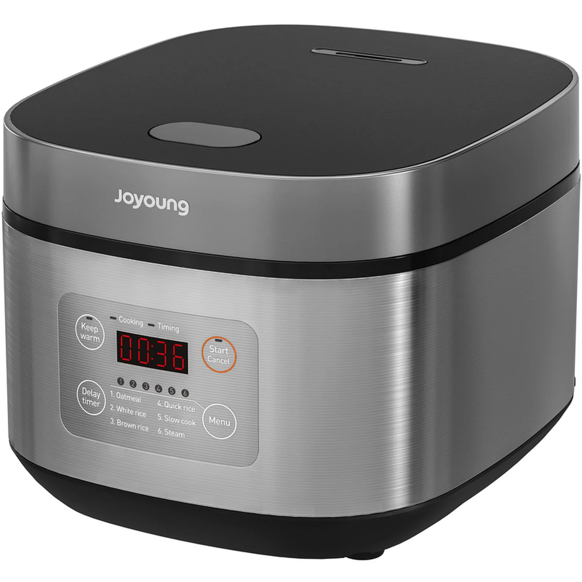Joyoung Reiskocher – 4 Liter – 860 W – Multifunktional – Intelligenter Timer & LED-Anzeige – Antihaft-Innenbehälter