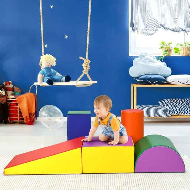 Coast Crawl and Climb Foam Play Set Colourful Fun Foam Play Set 5-teilig Lightweight Interactive Set Colourful