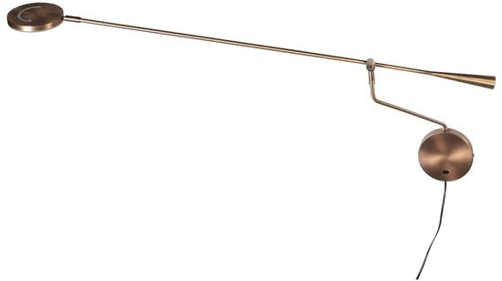 Steinhauer Exclusive – Wandleuchte – Soleil2 – Bronze – Kunststoff mit Metall – Nachttischlampe – LED – 4387BR