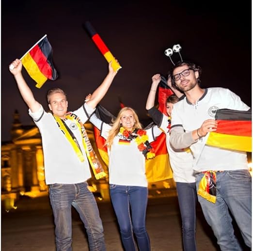 Jung Fußballmütze - Deutsche Fußballmannschaft - 10 x 10 x 0,01 cm - 40 g - Universal