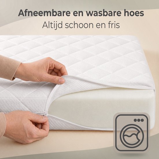 CozySense® Babymatratze 70 x 140 cm – Kinderbettmatratze – Babymatratzen – atmungsaktive Baumwolle – abnehmbarer Bezug – OEKO-TEX®- und CertiPUR-US®-zertifiziert – 10 cm