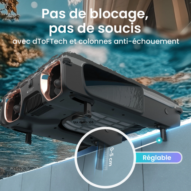Aiper EcoSurfer S2 Schwimmbad-Oberflächenreiniger – Solarbetrieb, 35 Stunden Akkulaufzeit, WLAN/Bluetooth