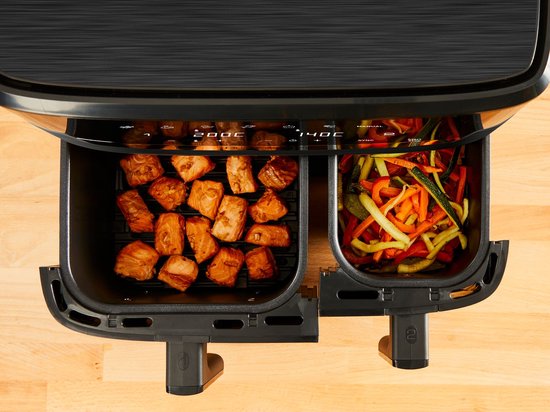 Tefal EY901N10 Dual Easy Fry Essential - Airfryer - 2700W - 8,3L - Schwarz