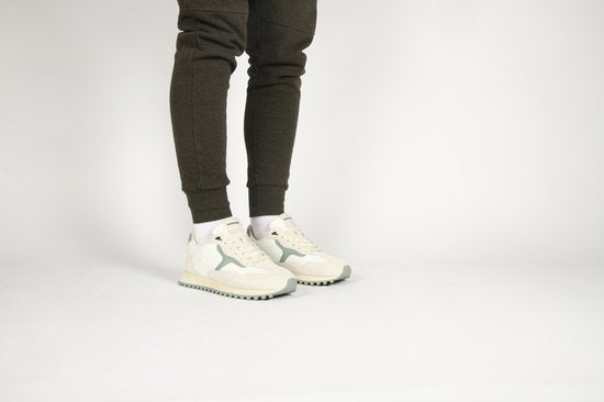 Blackstone SCORIA LEGEND - DG532 Weiß Grün Umwelt - Laufschuh - Herren - Off white - Größe: 46