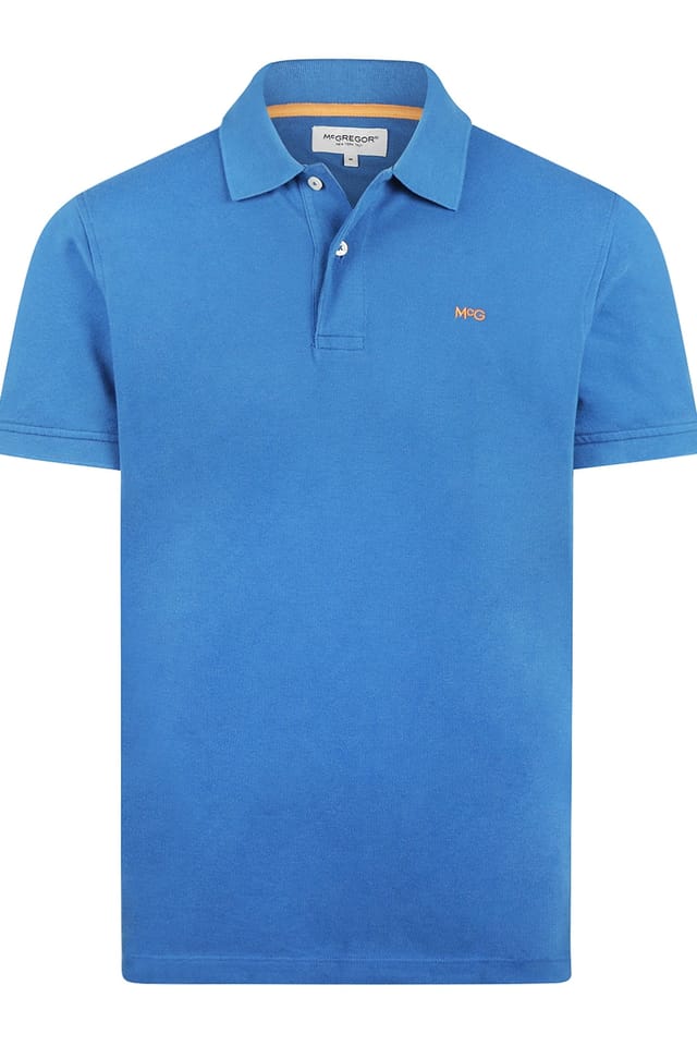 McGregor Klassisches Poloshirt – Kobalt – Größe S