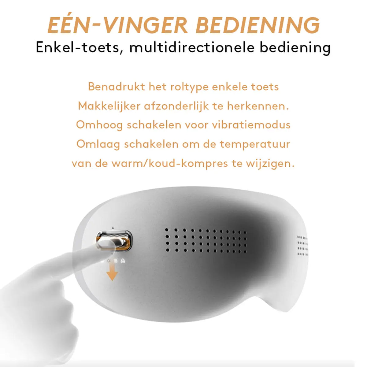 Breo Seek Pro Augenmassagegerät mit Wärme und Kompression – Luftdruck, Bluetooth-Musik, wiederaufladbares Augenmassagegerät zur Entspannung, gegen Augenringe, Augenüberanstrengung, trockene Augen, für unterwegs und zu Hause