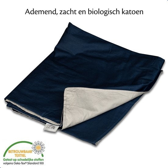 EL Life Gewichtsdecke Bezug 135 x 200 cm - Bezug aus 100% OEKO-TEX Baumwolle