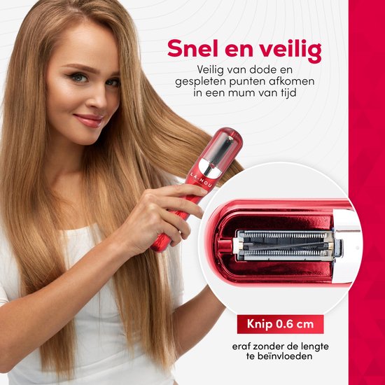 La Nou® Splitterentferner - Inkl. Zubehör - Rot