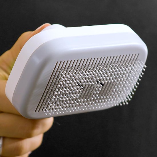 PiddiPet IonBrush Ionen-Tierhaarbürste – Selbstreinigend & batteriebetrieben – Fellpflege für Hunde & Katzen – Weniger statische Aufladung, glänzendes Fell – 2er-Pack