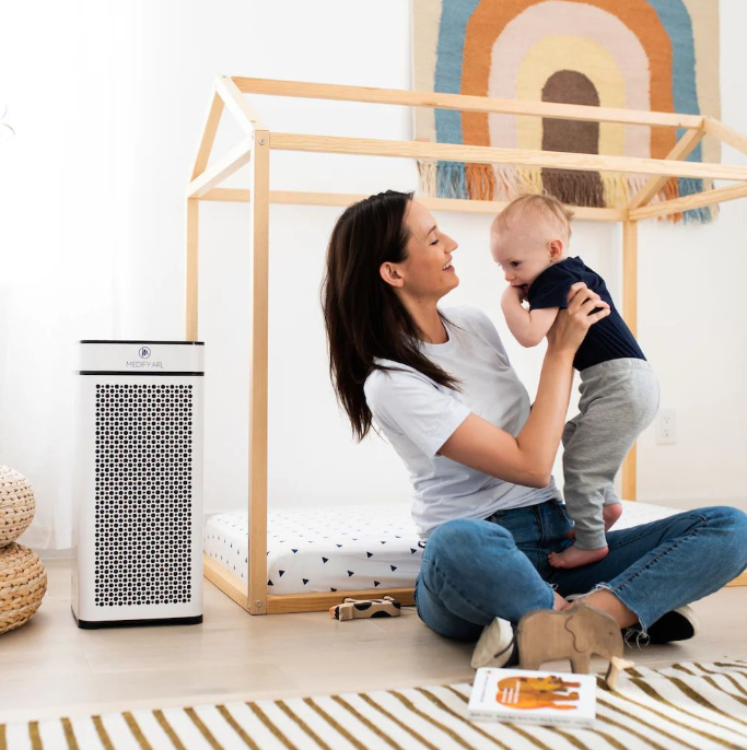 Medify MA-40 Luftreiniger mit H13 True HEPA Filter Weiß