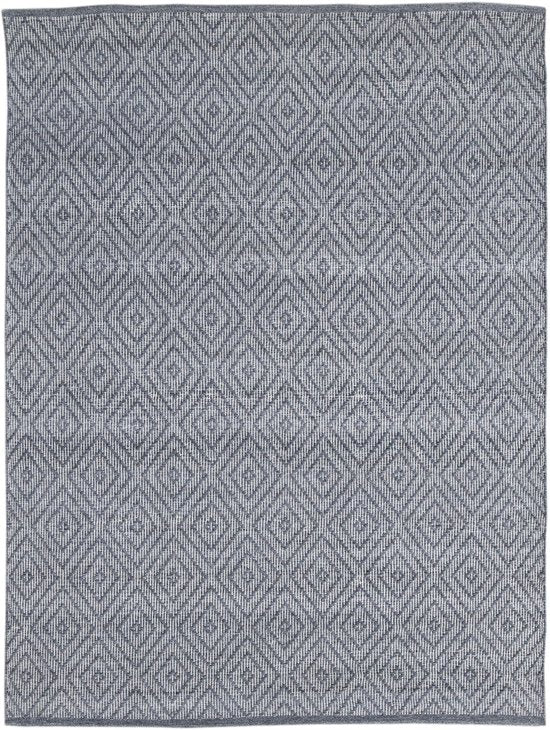 AXI Bali Outdoor-Teppich – Rechteckig – 160 x 230 cm – Grau – Geometrisches Muster – Outdoor-Teppich – Wetter- und UV-beständig – Flachgewebt – Gartenteppich – Für drinnen und draußen
