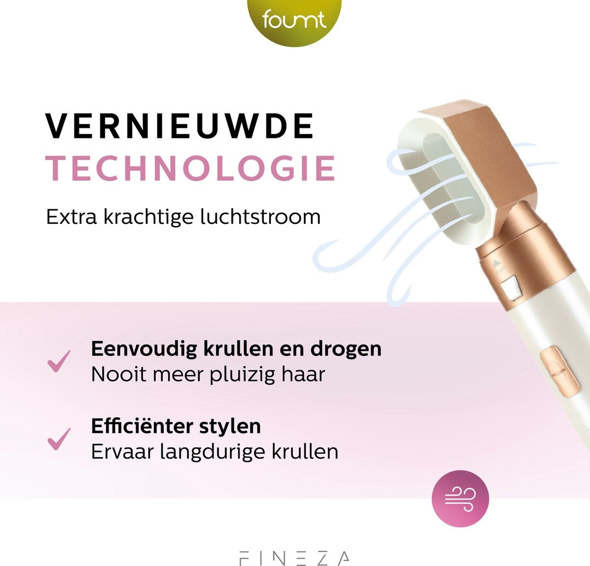 Fineza 5-in-1 Multistyler - Airwrap - Weiß